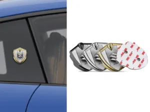 Suzuki Domed Emblem Badge Minimal Style Universal